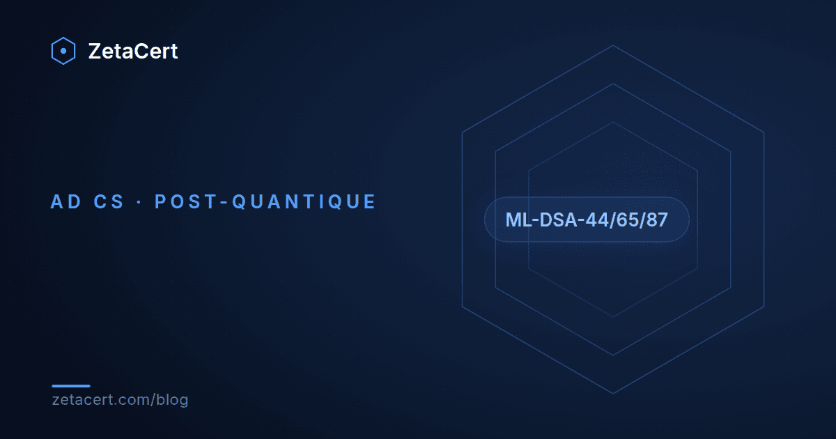 AD CS Now Supports ML-DSA: What Microsoft Covers (and What's Missing)